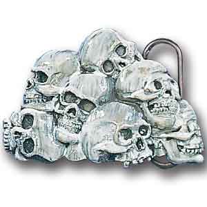 Belt Buckle - Skull Pile